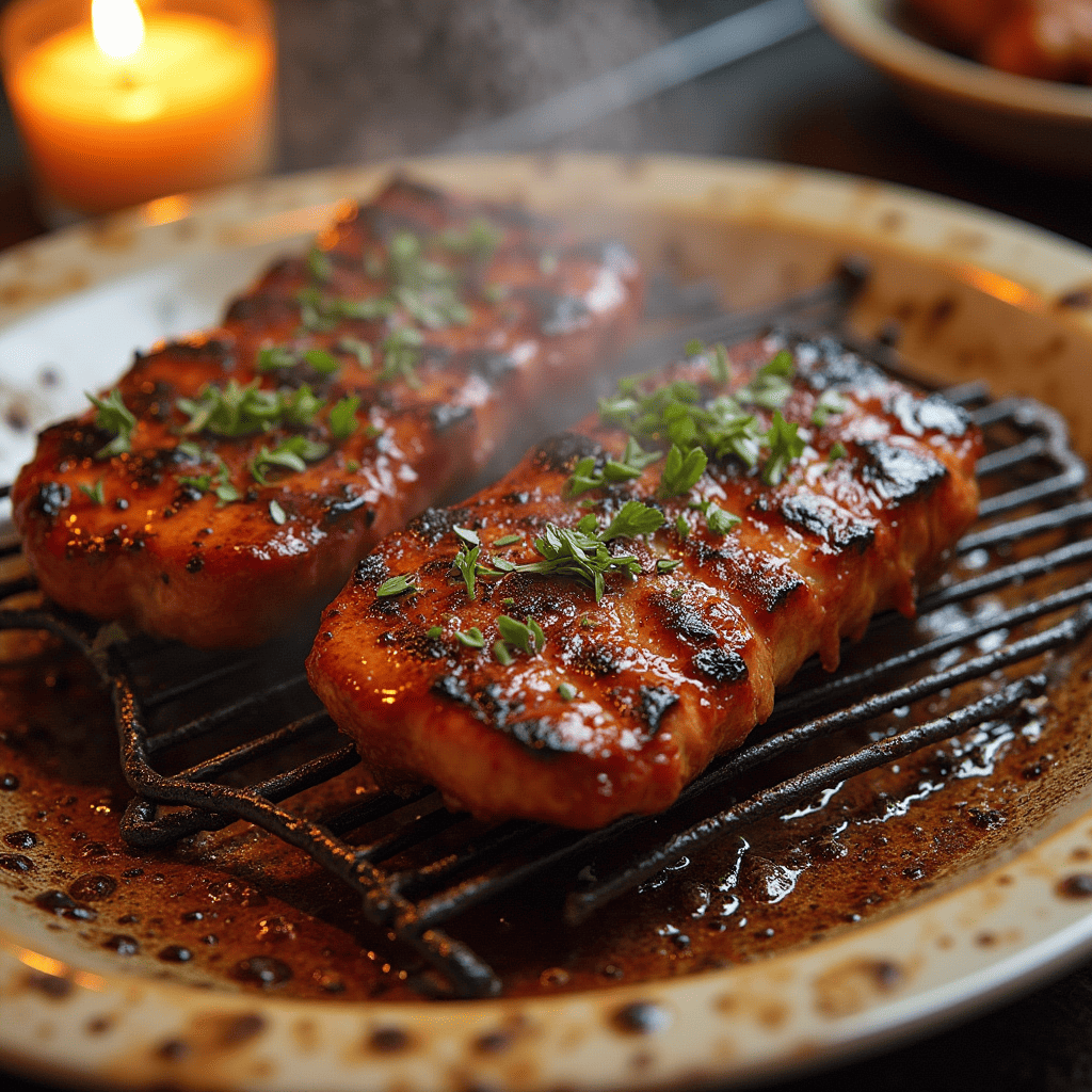 A barbecue master applying seasoning to a rack of ribs while referencing Cato’s expert grilling guide to ensure perfect results.