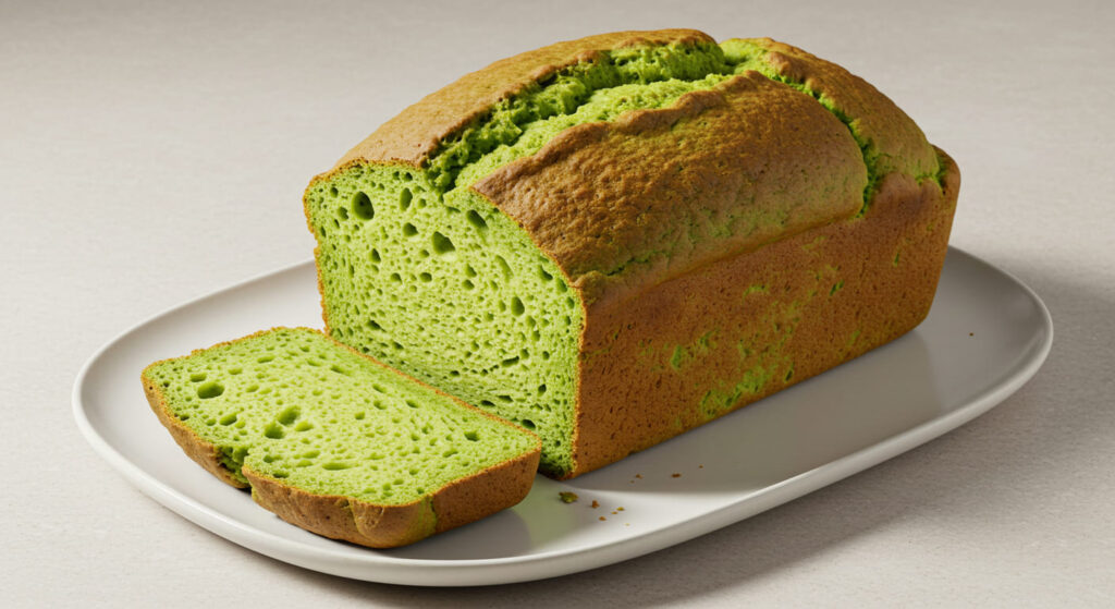 Savory avocado bread with melted cheese and fresh herbs, ready to serve.