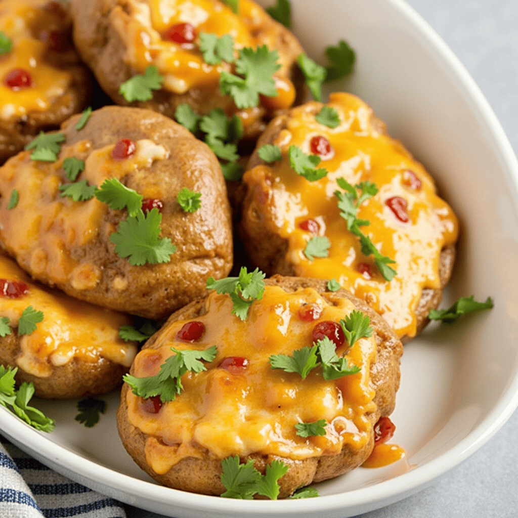 A close-up of a skillet filled with crispy golden Mexican Breakfast Potatoes, seasoned with paprika, cumin.